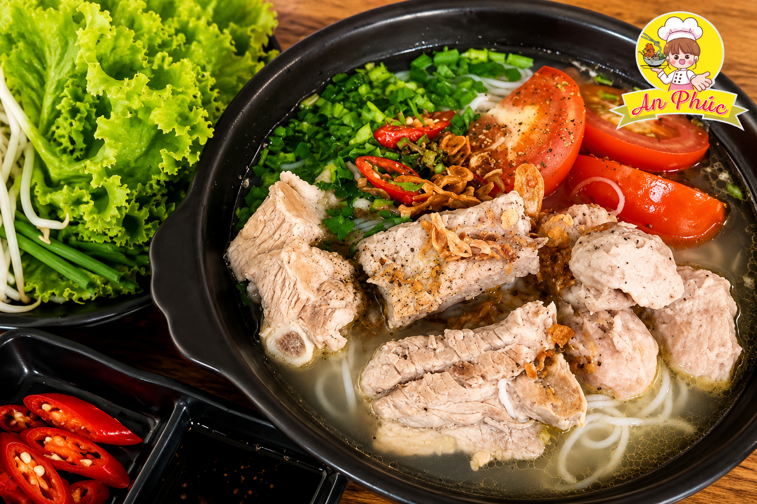 bún sườn